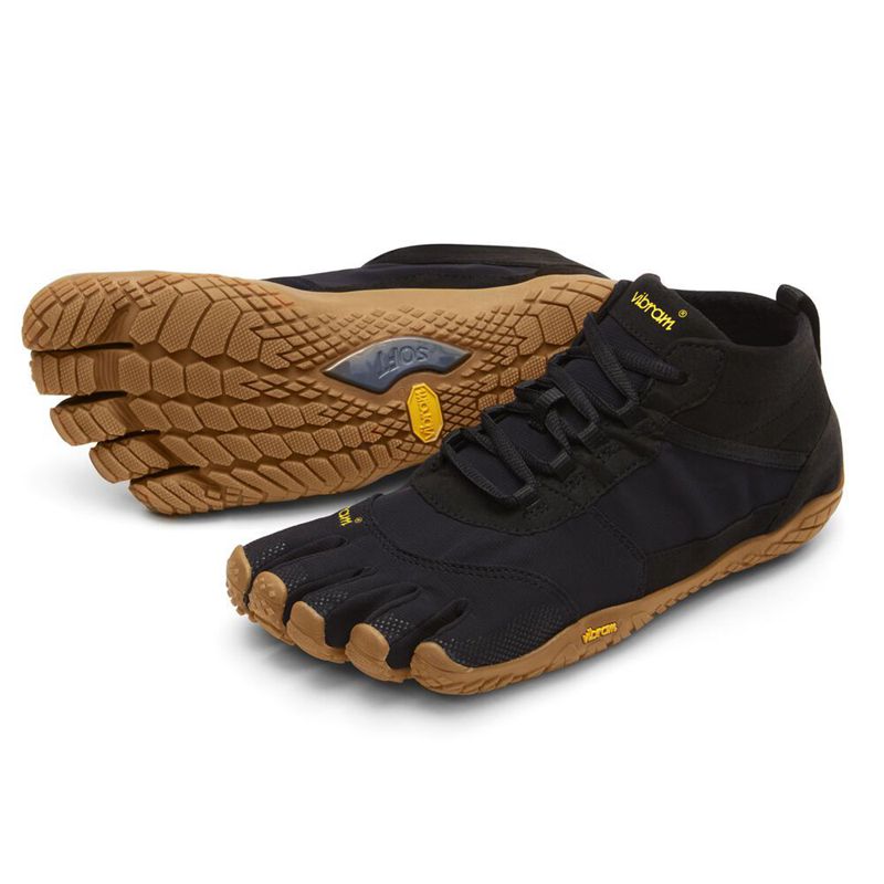 Vibram FiveFingers V-Trek Férfi Túracipő - Fekete STQI233